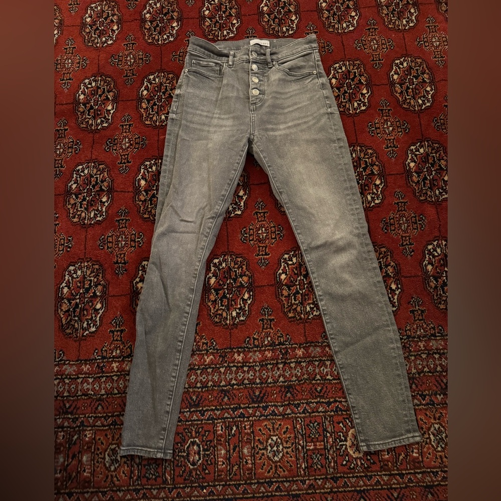 LOFT Gray Skinny Jeans